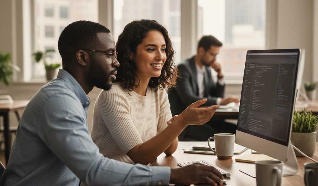 Community members collaborating on education initiatives